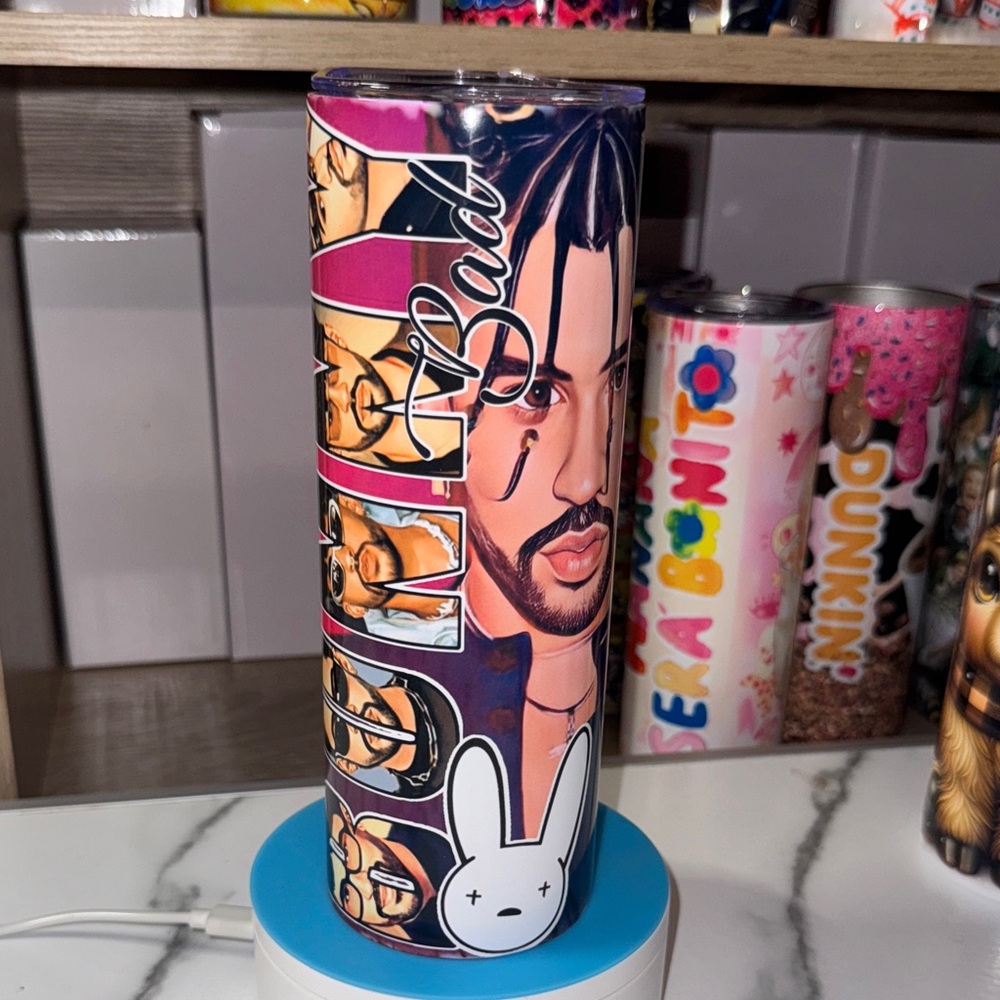 20oz Bad Bunny Tumbler